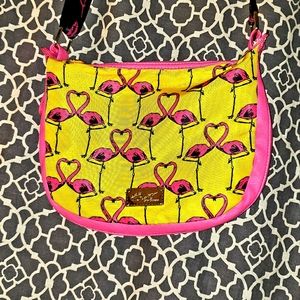 Betsey Johnson Flamingo Crossbody